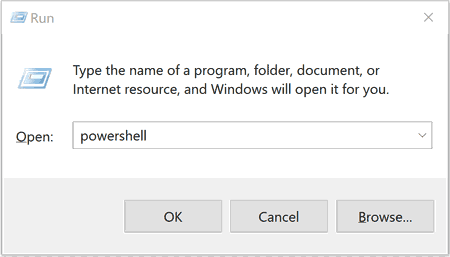 Open PowerShell windows in windows11